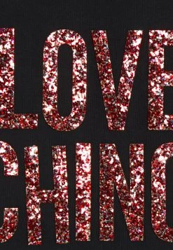 A buon mercato 🎉 Love Moschino T-shirt Con Stampa - Black, Donna 🔔 -Vendite Love Moschino 3579c0607fa448cb8fdeb21e8aca2c27