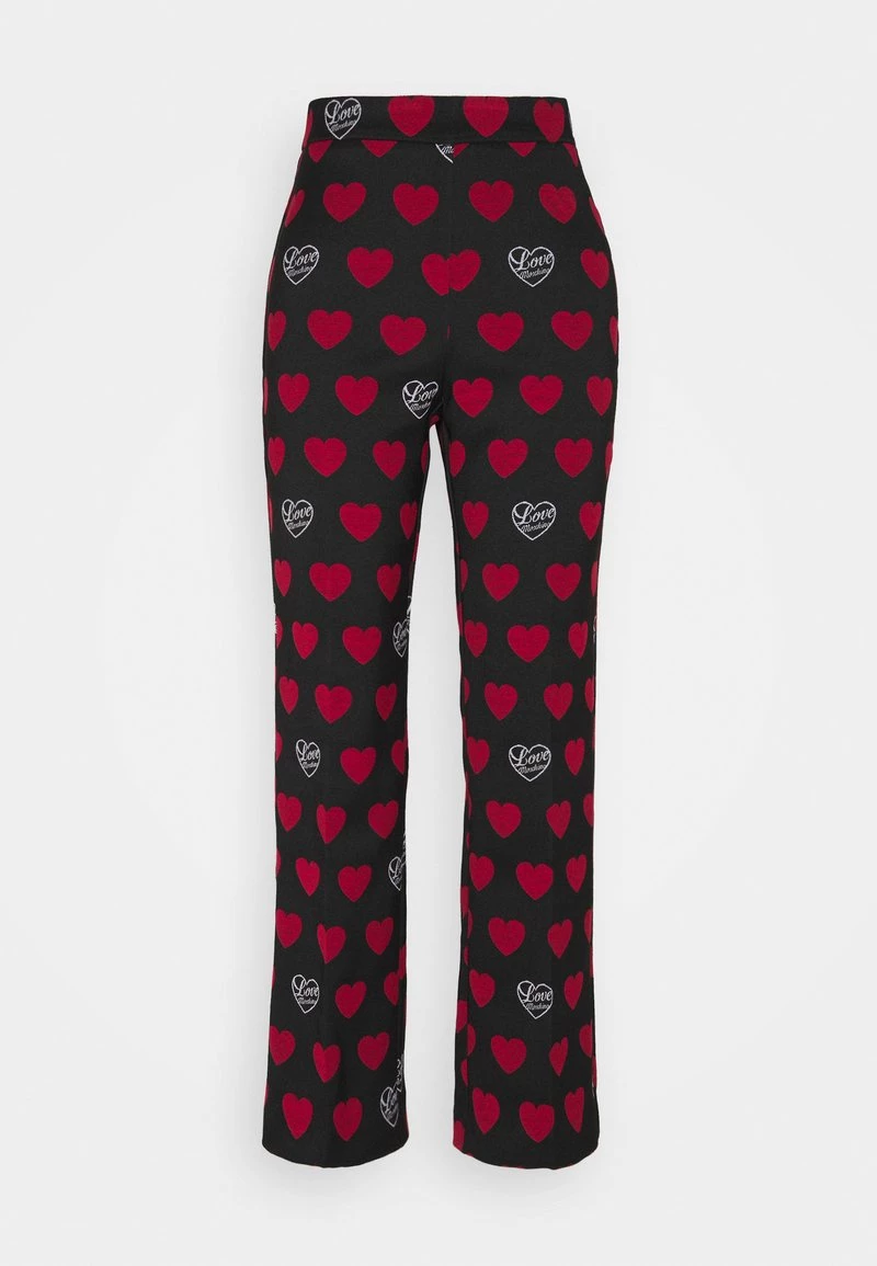 Sconto π Love Moschino Pantaloni Sportivi - Nero/red, Donna π 1 Sconto π Love Moschino Pantaloni Sportivi - Nero/red, Donna π