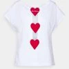 Offerte ✨ Love Moschino T-shirt Con Stampa - Optical White, Donna 😀