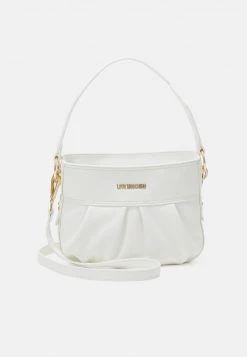 Sconto 😉 Love Moschino RUCHED STITCHING SHOULDER BAG - Borsa A Mano - Bianco, Donna ❤️