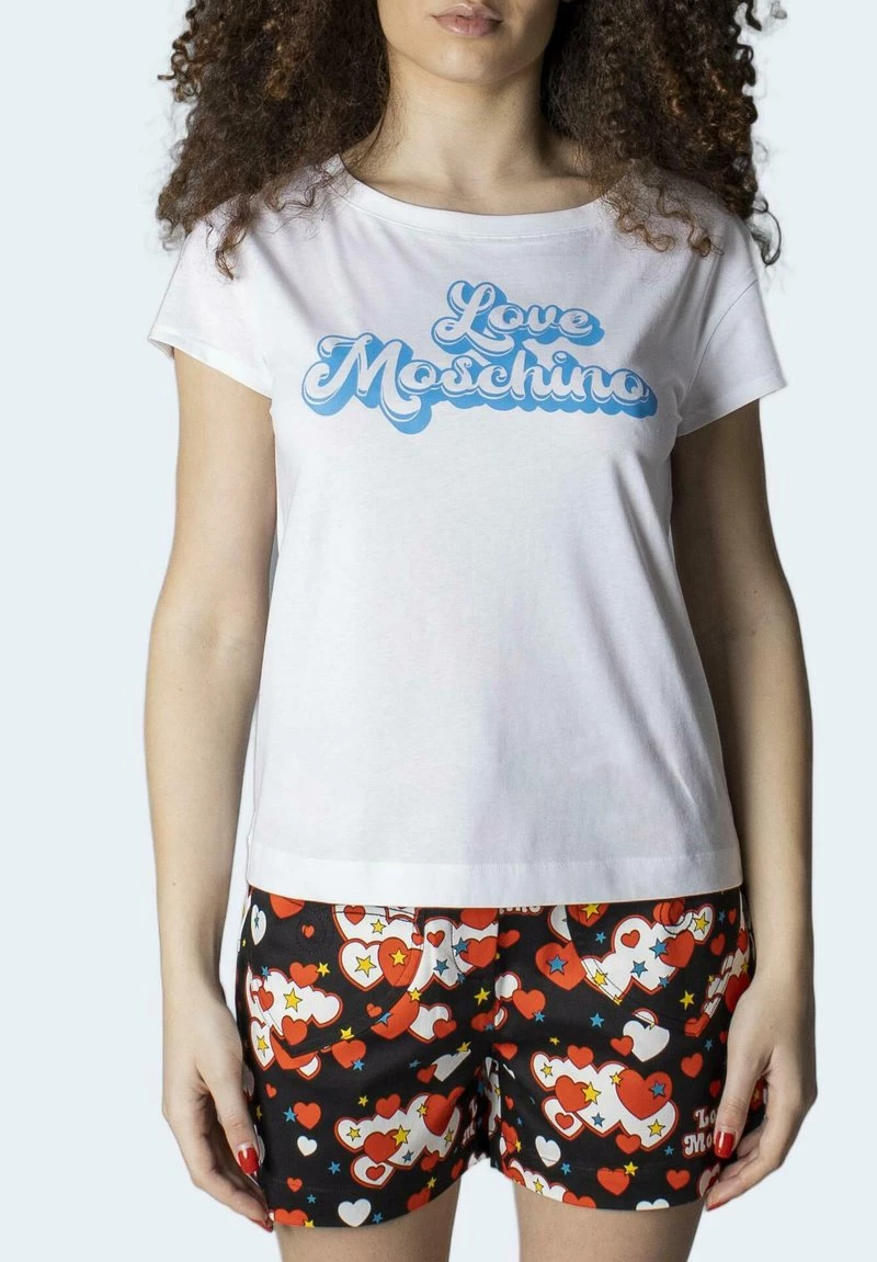 Vendita calda β¨ Love Moschino T-shirt Con Stampa - White, Donna π 3 Vendita calda β¨ Love Moschino T-shirt Con Stampa - White, Donna π - immagine 3