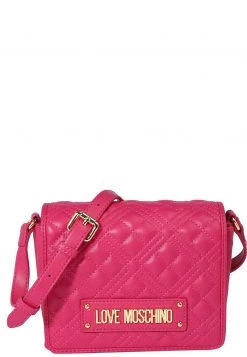 Nuovo ❤️ Love Moschino MIT STEPPUNGEN - Borsa A Tracolla - Fuchsia, Donna 🧨