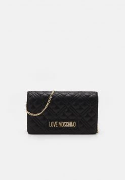A buon mercato ⌛ Love Moschino QUILTED CHAIN LOGO CROSSBODY - Borsa A Tracolla - Nero, Donna ✨
