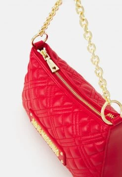 A buon mercato 🔔 Love Moschino QUILTED LOGO CHAIN POUCHETTE - Borsa A Mano - Rosso, Donna 🧨 -Vendite Love Moschino 4090e3bad8724d1db7c4b852175e966d