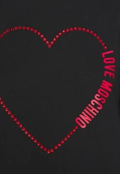 Sconto 👏 Love Moschino Vestito Estivo - Cuore Rosso, Donna 🎁 -Vendite Love Moschino 4456aee5dd7d481ea8abded930529220