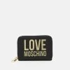 Il più economico 🥰 Love Moschino BIG LOGO SMALL WALLET - Portafoglio - Black, Donna 🎁