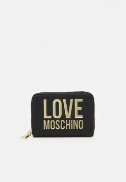 Il più economico 🥰 Love Moschino BIG LOGO SMALL WALLET - Portafoglio - Black, Donna 🎁