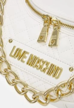 I primi 10 😍 Love Moschino QUILTED CHAIN SHOULDER BAG - Borsa A Mano - Bianco, Donna ⌛ -Vendite Love Moschino 461c39fb429849e48d93b3e2c61e2e9f