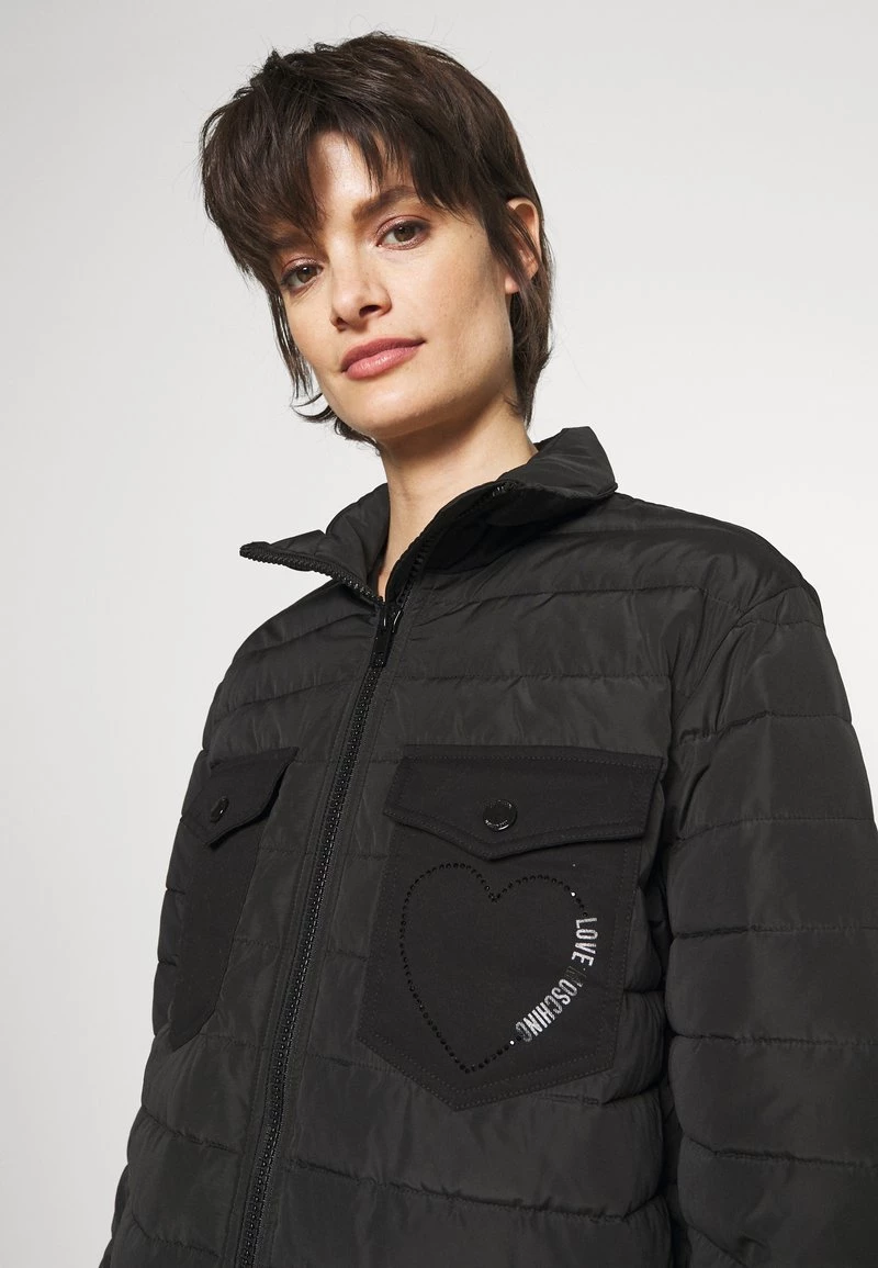 A buon mercato ❤️ Love Moschino Giacca Da Mezza Stagione - Black, Donna ✔️ 5 A buon mercato ❤️ Love Moschino Giacca Da Mezza Stagione - Black, Donna ✔️ - immagine 5