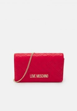 Offerte ⭐ Love Moschino QUILTED CHAIN LOGO CROSSBODY - Borsa A Tracolla - Rosso, Donna ✨