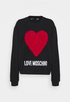 Presa 👍 Love Moschino Felpa - Cuore Rosso, Donna 🛒 -Vendite Love Moschino 4891b29559bc44678663db877ea75426