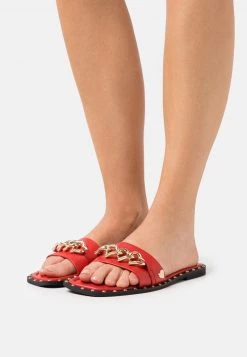 Nuovo 👍 Love Moschino Ciabattine - Rosso, Donna 🧨