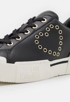Nuovo ⌛ Love Moschino 👟 Sneakers Basse - Nero, Donna 😍 -Vendite Love Moschino 4a5f0fe0637c43909cbbf5a05ea57288