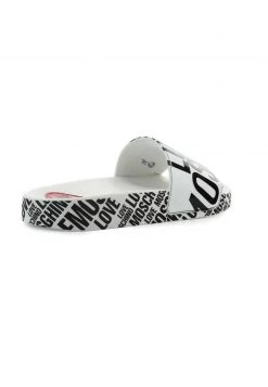 Nuovo di zecca 👏 Love Moschino LOGO - 🩴 Sandali Da Bagno - White, Donna 🔥 -Vendite Love Moschino 4a9331a651534abe99683f3cf9334edf