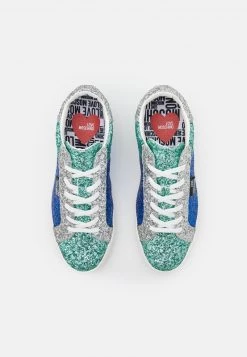 Promo 🎉 Love Moschino 👟 Sneakers Basse - Blue/multi-coloured, Donna ❤️ -Vendite Love Moschino 4b43ae0320db4254ab307e5d37e75b37