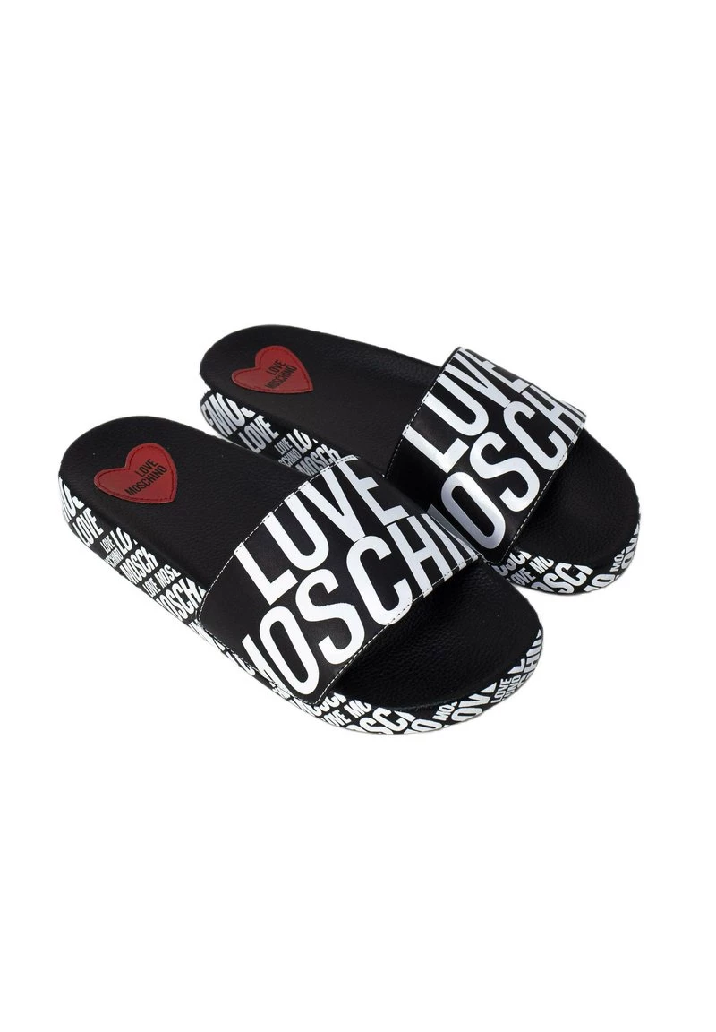 Promo π Love Moschino π©΄ Sandali Da Bagno - Black, Donna β 2 Promo π Love Moschino π©΄ Sandali Da Bagno - Black, Donna β - immagine 2
