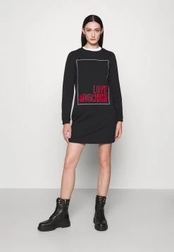 Sconto π Love Moschino Vestito Estivo - Black, Donna β¨