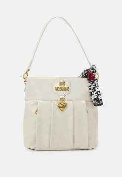 Miglior prezzo 🔥 Love Moschino SOFT CHARM SCARVED HOBO - Borsa A Mano - Avorio, Donna 🎁