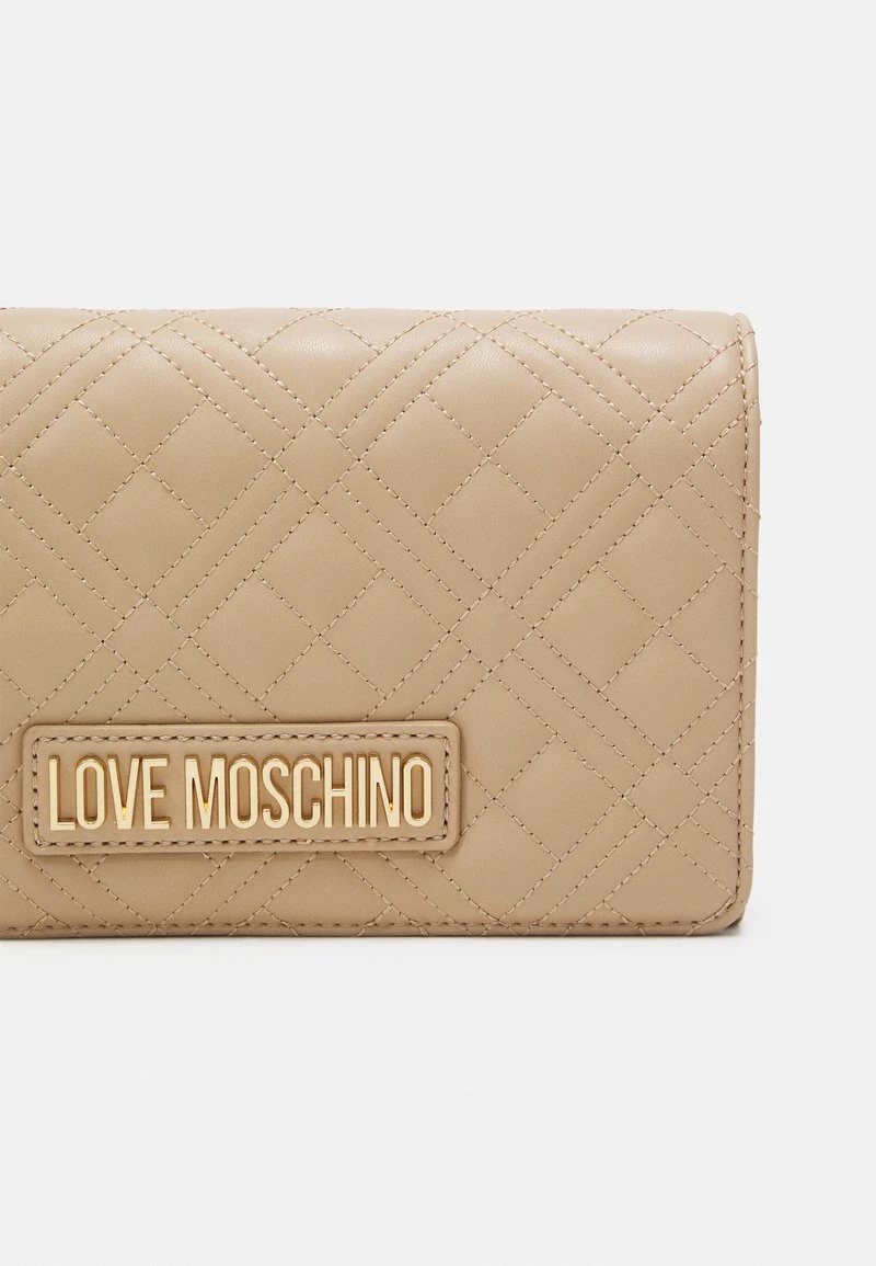 Buono π Love Moschino QUILTED CHAIN LOGO CROSSBODY - Borsa A Tracolla - Naturale/nude, Donna π 5 Buono π Love Moschino QUILTED CHAIN LOGO CROSSBODY - Borsa A Tracolla - Naturale/nude, Donna π - immagine 5