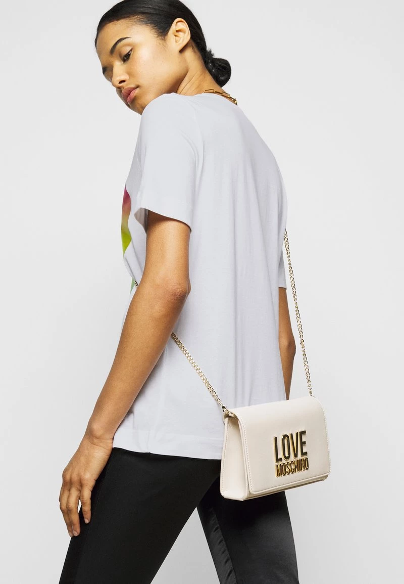 Vendita all'ingrosso π Love Moschino T-shirt Con Stampa - Optical White, Donna π 5 Vendita all'ingrosso π Love Moschino T-shirt Con Stampa - Optical White, Donna π - immagine 5