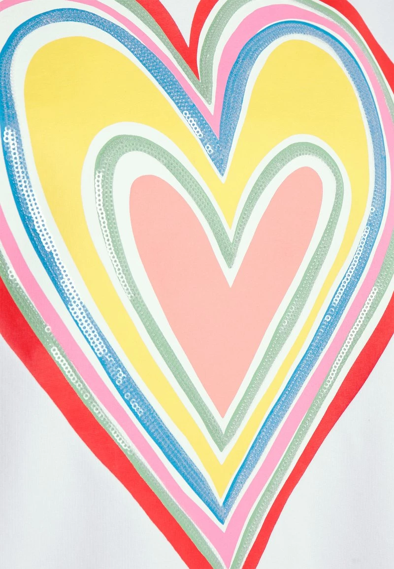 Acquistare ⌛ Love Moschino Felpa - Optical White, Donna ⭐ 3 Acquistare ⌛ Love Moschino Felpa - Optical White, Donna ⭐ - immagine 3