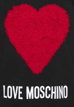 Presa 👍 Love Moschino Felpa - Cuore Rosso, Donna 🛒 -Vendite Love Moschino 52dedf959e2545dfb2582b01c6e5cd87