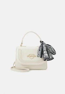 Buono 👍 Love Moschino TOP HANDLE FOULARD CROSSBODY - Borsa A Tracolla - Offwhite, Donna 👏