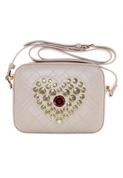 Promo 🤩 Love Moschino PEDRERÍA - Borsa A Tracolla - Blanco, Donna 🥰