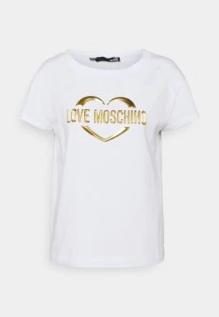 Il più economico 💯 Love Moschino T-shirt Con Stampa - Optical White, Donna 👍 12 Il più economico 💯 Love Moschino T-shirt Con Stampa - Optical White, Donna 👍 -Vendite Love Moschino 53d2a0b3bb9c4b14aedaeabcaec704a3