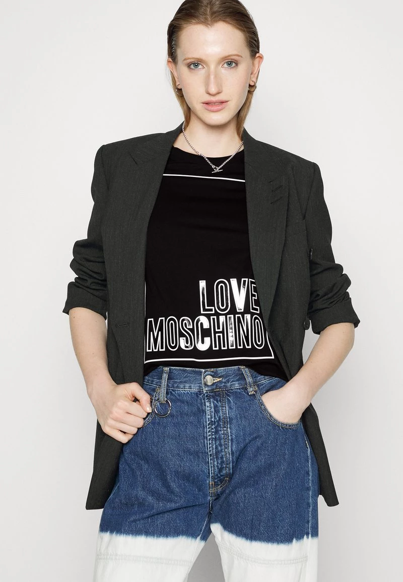 I primi 10 β Love Moschino T-shirt Con Stampa - Black, Donna π 5 I primi 10 β Love Moschino T-shirt Con Stampa - Black, Donna π - immagine 5