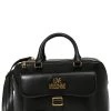 Nuovo 🔔 Love Moschino MIT LABEL PLATE - Borsa A Tracolla - Nero, Donna 💯