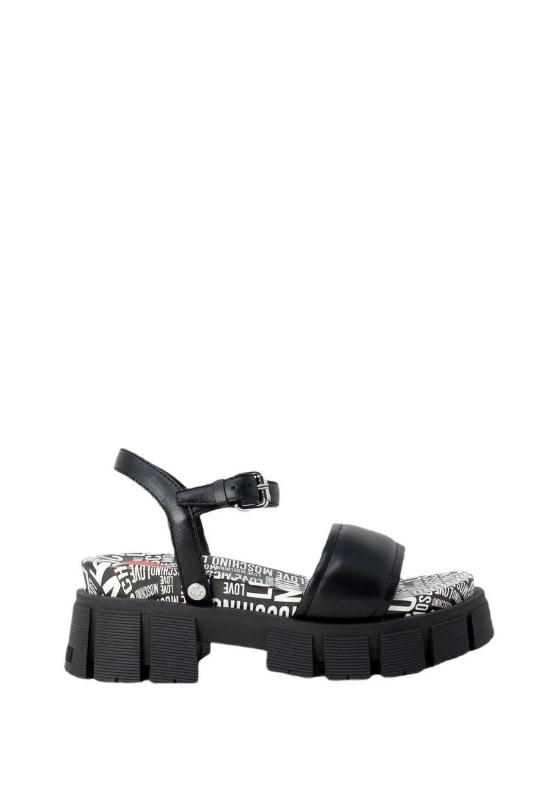 Presa π Love Moschino SAN LOD TASSEL - π©΄ Sandali Con Plateau - Black, Donna π 3 Presa π Love Moschino SAN LOD TASSEL - π©΄ Sandali Con Plateau - Black, Donna π - immagine 3