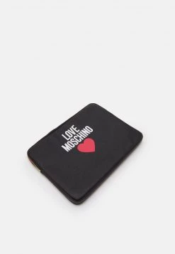 Promo ⌛ Love Moschino EXCLUSIVE 16 INCH ROUND ZIP POUCH - Borsa Porta PC - Nero, Donna 🔔 -Vendite Love Moschino 58079473df9d47288f04a4d5db7b84c6