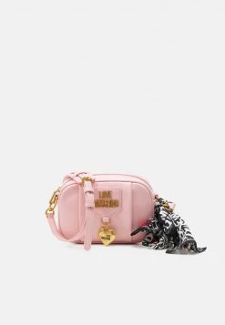 Il più economico 🤩 Love Moschino SOFT CHARM SCARVED CAMERA BAG - Borsa A Tracolla - Rosa, Donna 😀