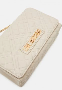 Miglior offerta 👍 Love Moschino QUILTED CHAIN LOGO CROSSBODY - Borsa A Tracolla - Avorio, Donna 🔥 -Vendite Love Moschino 59e216b38e0547b084a185f8fb86810e
