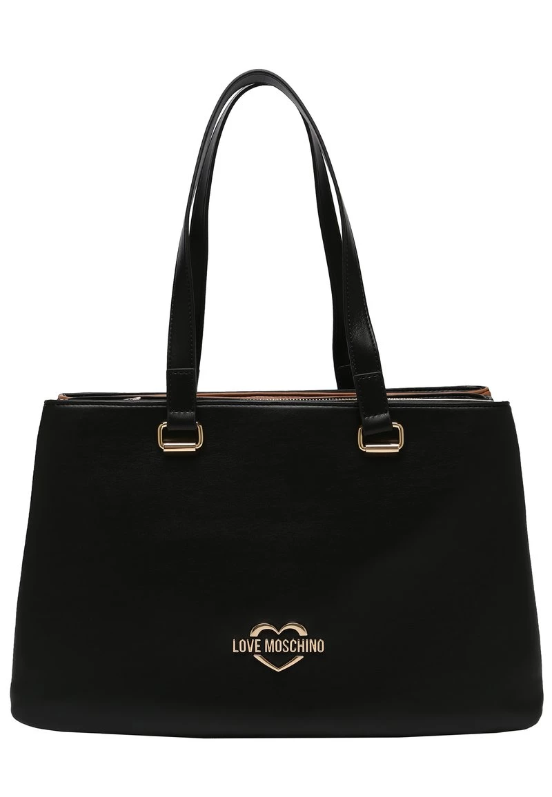 Nuovo π₯ Love Moschino Shopping Bag - Schwarz, Donna π 1 Nuovo π₯ Love Moschino Shopping Bag - Schwarz, Donna π