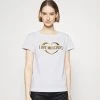 Il più economico 💯 Love Moschino T-shirt Con Stampa - Optical White, Donna 👍