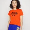 Vendita lampo 🛒 Love Moschino T-shirt Con Stampa - Orange, Donna 💯