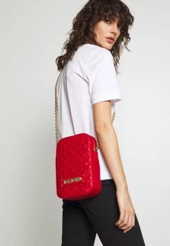 Bilancio β Love Moschino QUILTED PHONE XBODY - Borsa A Tracolla - Rosso, Donna π