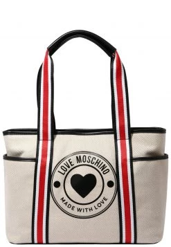 Miglior prezzo ⌛ Love Moschino Borsa A Mano - Beige, Donna 🔥