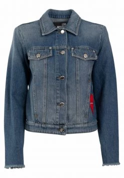 Migliore vendita ❤️ Love Moschino Giacca Di 👖 Jeans - Blue, Bambini 🔥