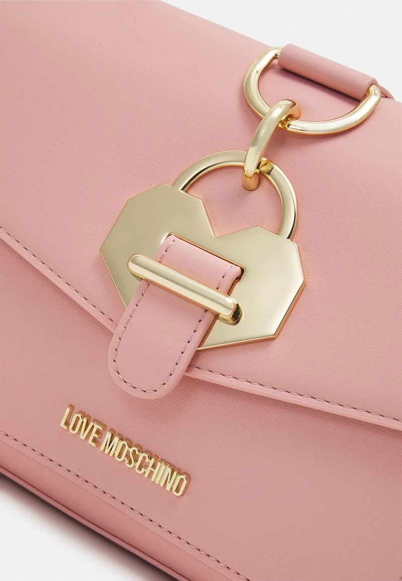 Presa π Love Moschino LOCK HEART SHOULDER - Borsa A Tracolla - Rosa, Donna π 4 Presa π Love Moschino LOCK HEART SHOULDER - Borsa A Tracolla - Rosa, Donna π - immagine 4