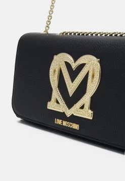 Nuovo 🥰 Love Moschino SHINY SHOULDER BAG - Borsa A Tracolla - Nero, Donna ✔️ -Vendite Love Moschino 644352f8bda74fd0afac9741779097ce