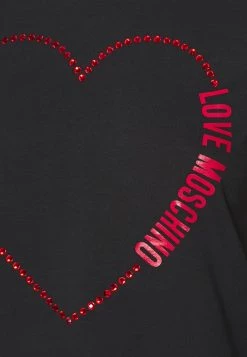 Promo ⌛ Love Moschino T-shirt Con Stampa - Black, Donna 🧨 -Vendite Love Moschino 65b0555e9d684717a3801ced837d3a83