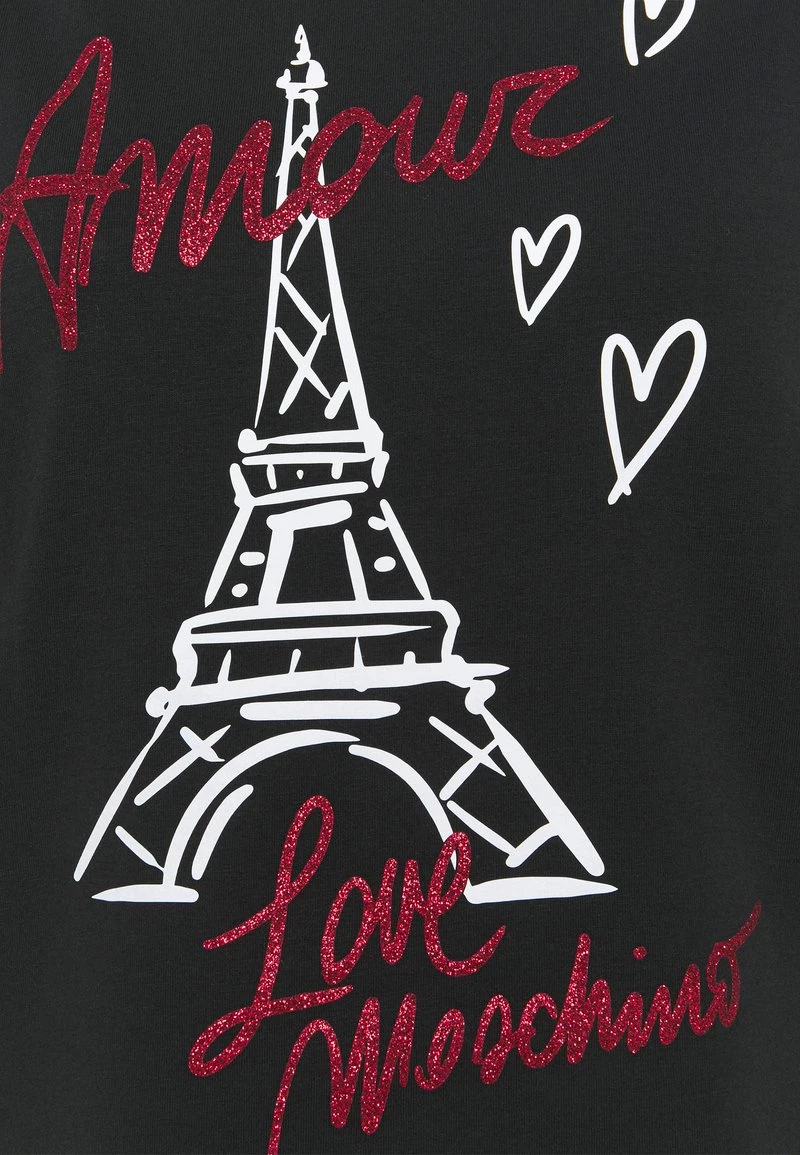 Vendita all'ingrosso π€© Love Moschino T-shirt Con Stampa - Black, Donna π 6 Vendita all'ingrosso π€© Love Moschino T-shirt Con Stampa - Black, Donna π - immagine 6
