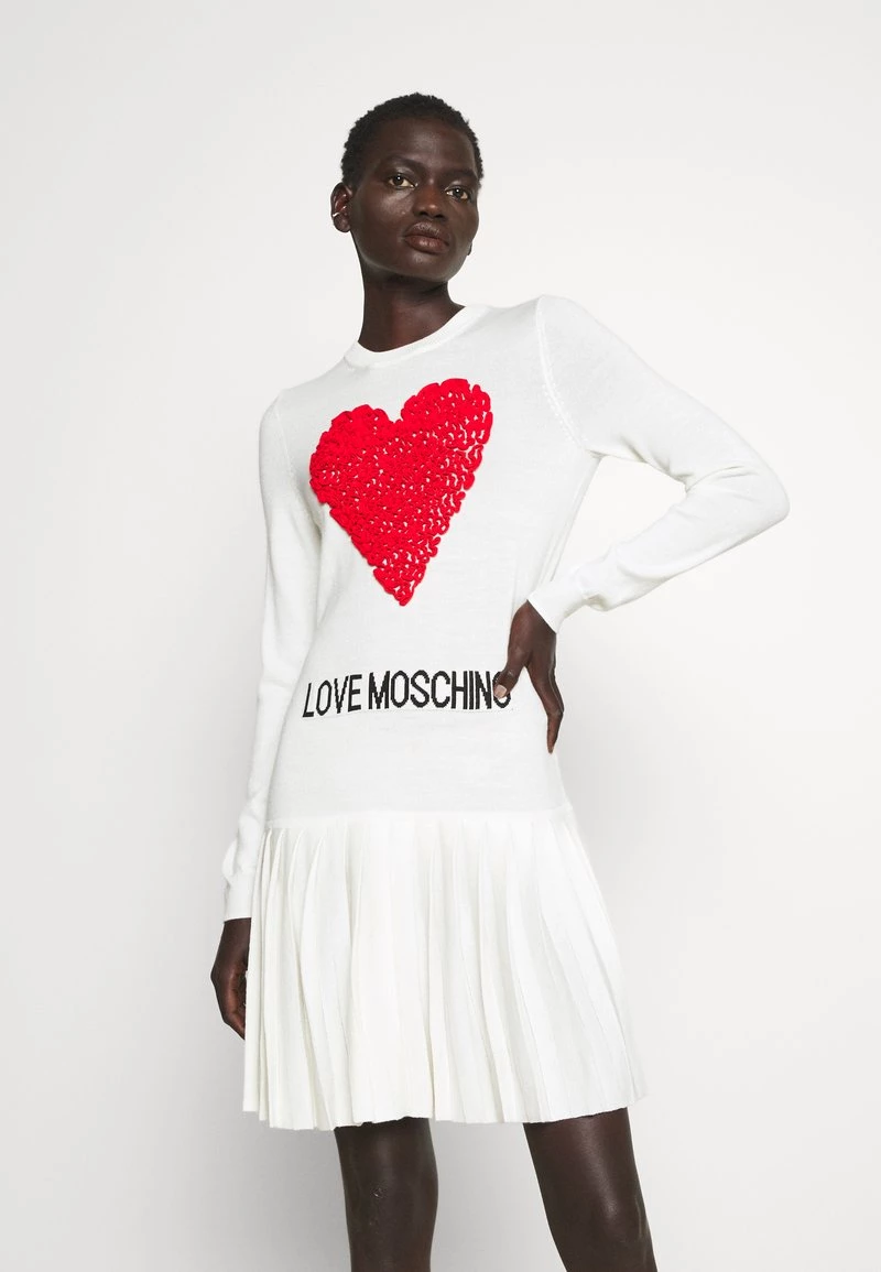 Presa π Love Moschino Abito In Maglia - Rosso, Donna π€© 1 Presa π Love Moschino Abito In Maglia - Rosso, Donna π€©