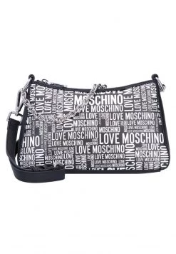 Nuovo β Love Moschino ALLOVER - Borsa A Tracolla - Nero, Donna π―