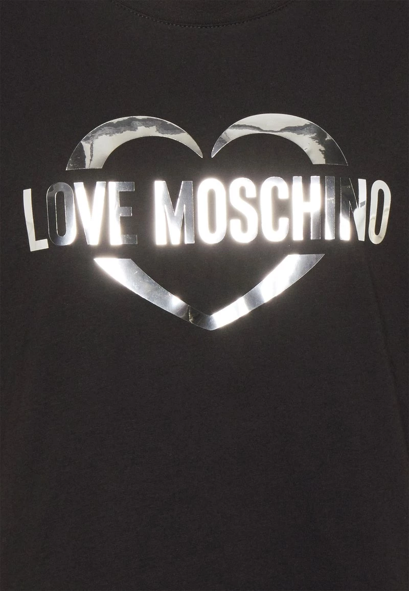 Buono βοΈ Love Moschino T-shirt Con Stampa - Black, Donna π 3 Buono βοΈ Love Moschino T-shirt Con Stampa - Black, Donna π - immagine 3