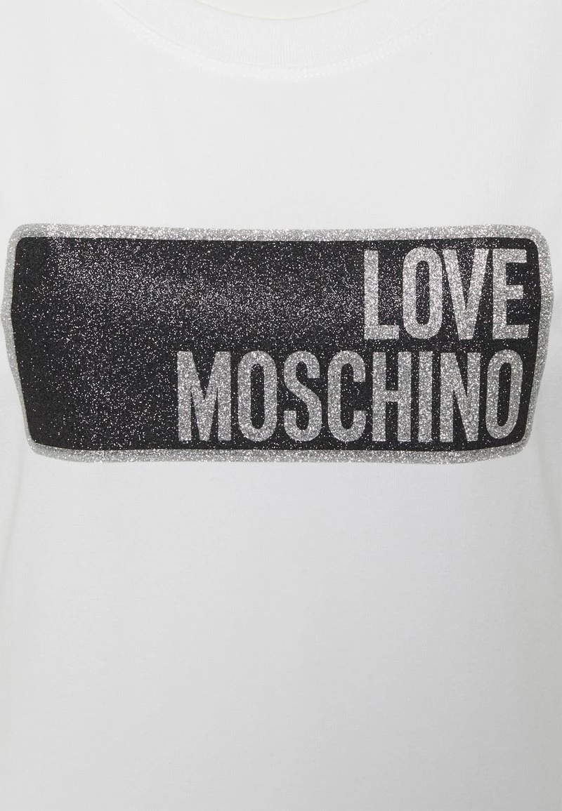 A buon mercato π₯° Love Moschino T-shirt Con Stampa - Optical White, Donna π 3 A buon mercato π₯° Love Moschino T-shirt Con Stampa - Optical White, Donna π - immagine 3