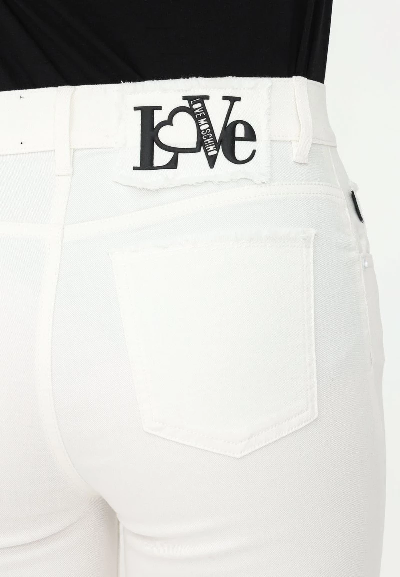Sconto β Love Moschino Pantaloni - Bianco, Donna π― 4 Sconto β Love Moschino Pantaloni - Bianco, Donna π― - immagine 4